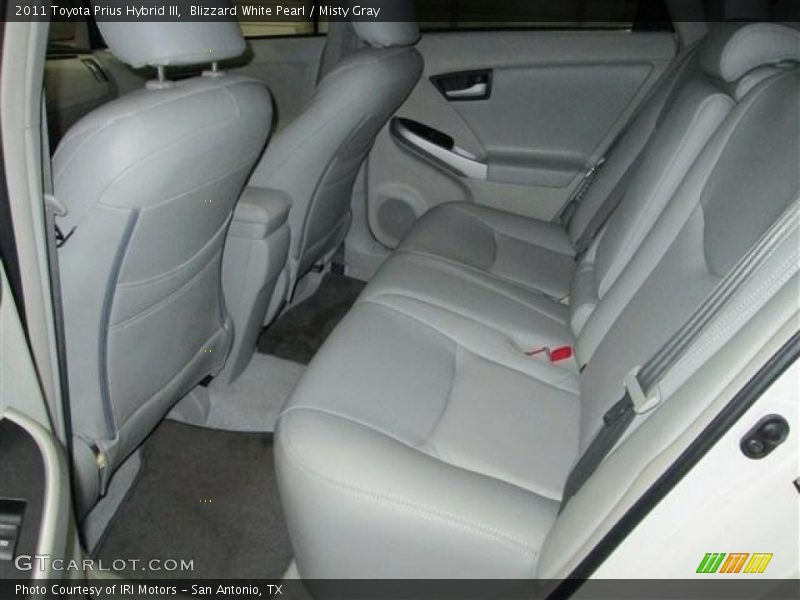 Blizzard White Pearl / Misty Gray 2011 Toyota Prius Hybrid III