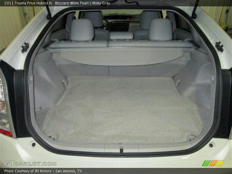 Blizzard White Pearl / Misty Gray 2011 Toyota Prius Hybrid III