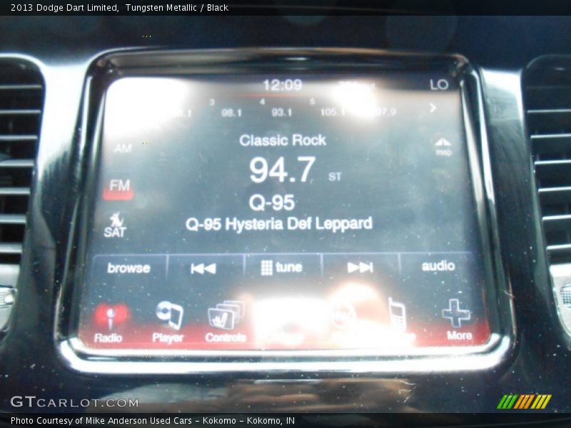 Tungsten Metallic / Black 2013 Dodge Dart Limited