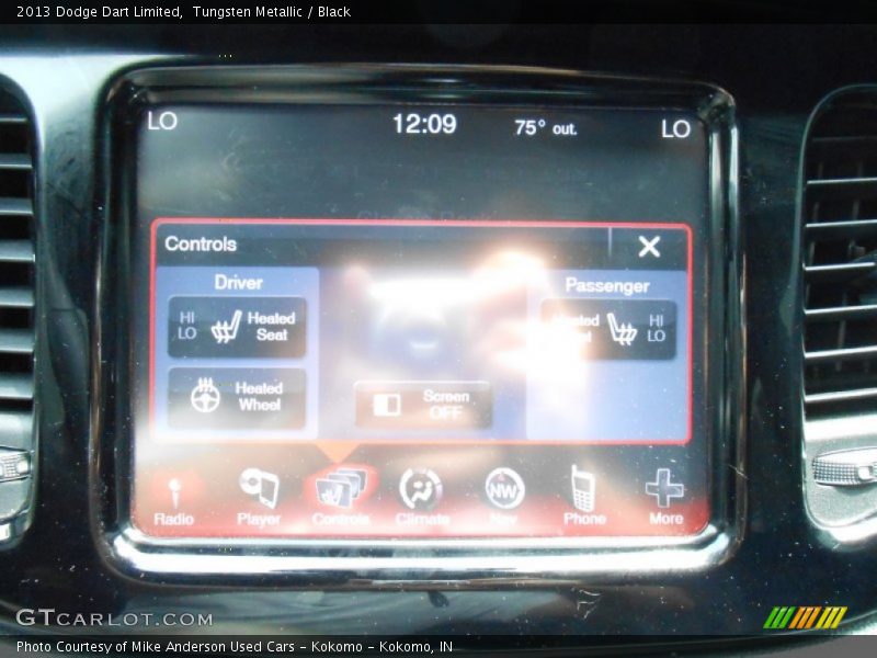 Tungsten Metallic / Black 2013 Dodge Dart Limited