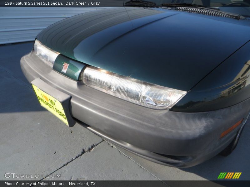 Dark Green / Gray 1997 Saturn S Series SL1 Sedan