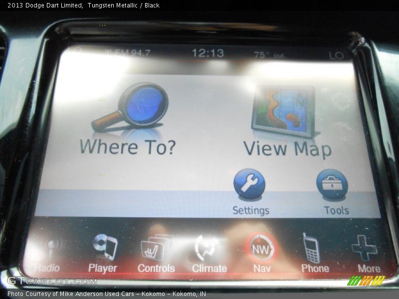 Tungsten Metallic / Black 2013 Dodge Dart Limited