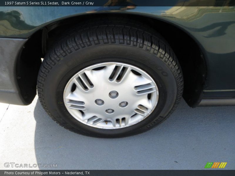 Dark Green / Gray 1997 Saturn S Series SL1 Sedan