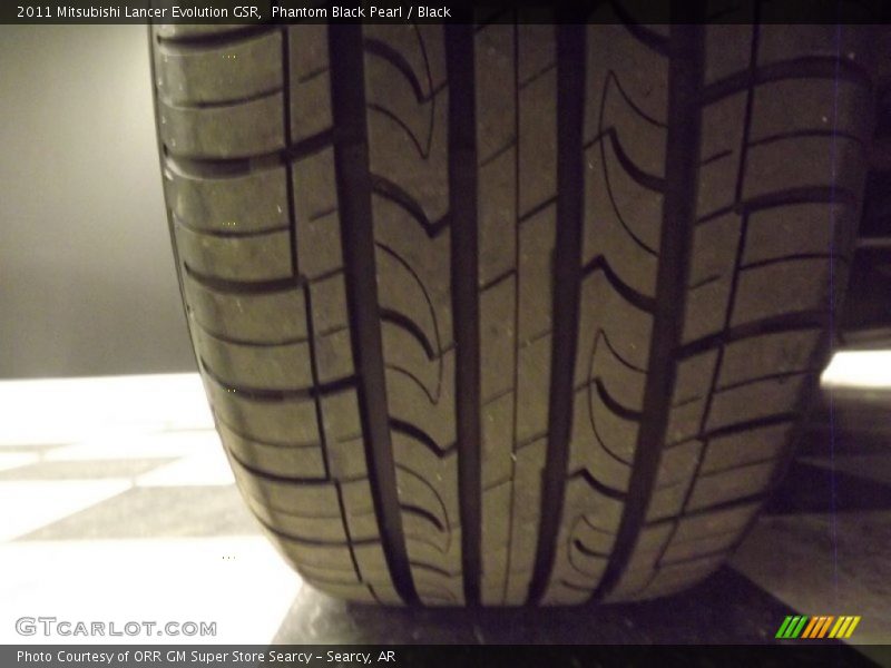 Phantom Black Pearl / Black 2011 Mitsubishi Lancer Evolution GSR