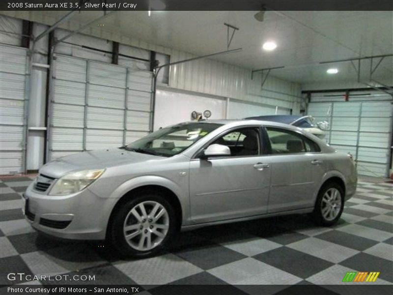 Silver Pearl / Gray 2008 Saturn Aura XE 3.5