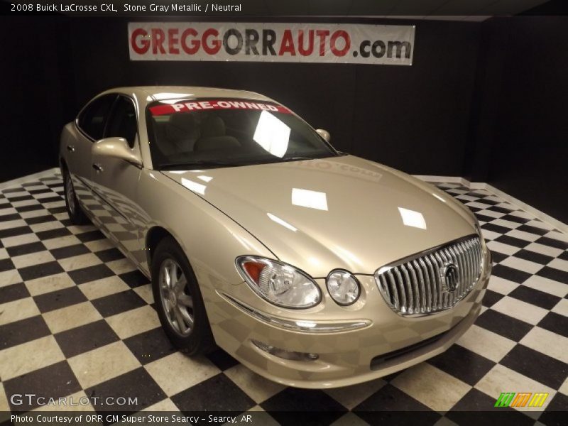 Stone Gray Metallic / Neutral 2008 Buick LaCrosse CXL