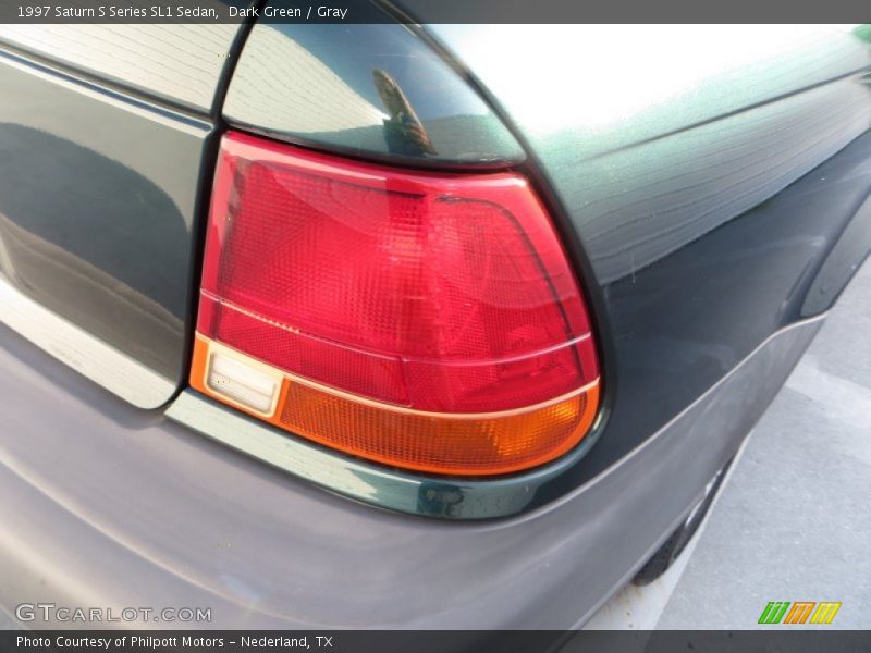 Dark Green / Gray 1997 Saturn S Series SL1 Sedan