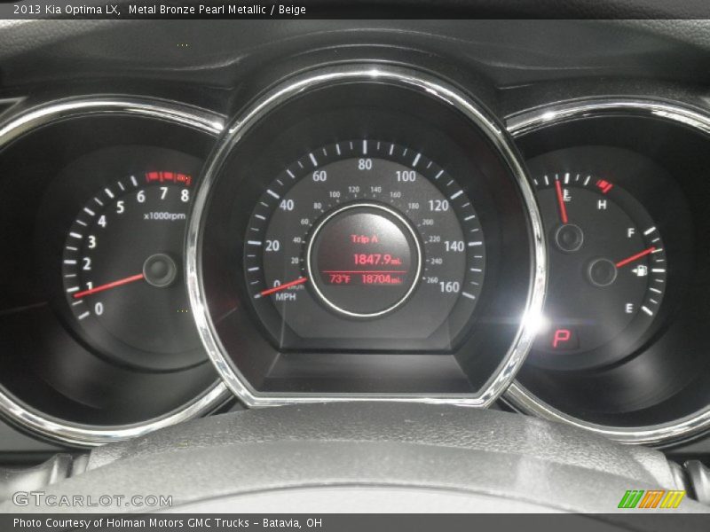 Metal Bronze Pearl Metallic / Beige 2013 Kia Optima LX