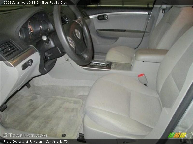Silver Pearl / Gray 2008 Saturn Aura XE 3.5