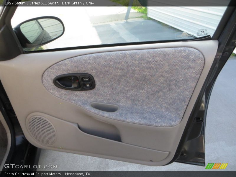 Dark Green / Gray 1997 Saturn S Series SL1 Sedan