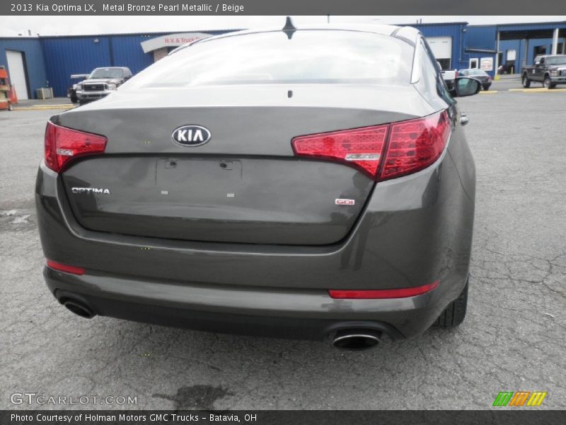 Metal Bronze Pearl Metallic / Beige 2013 Kia Optima LX