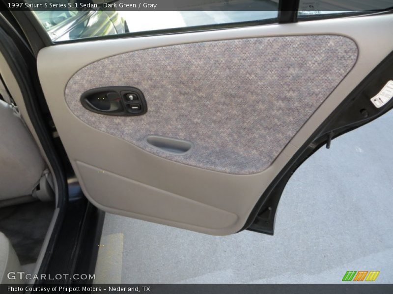 Dark Green / Gray 1997 Saturn S Series SL1 Sedan