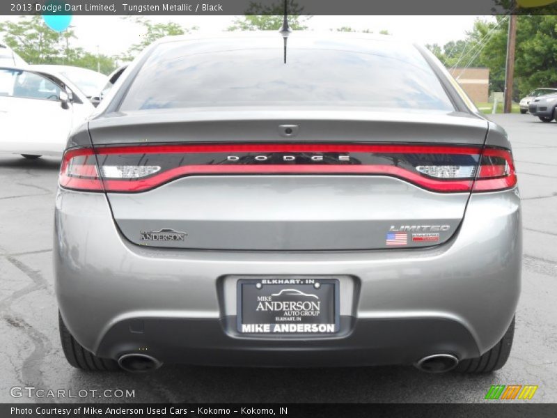 Tungsten Metallic / Black 2013 Dodge Dart Limited