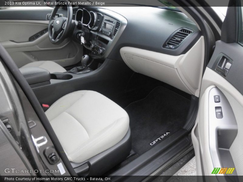 Metal Bronze Pearl Metallic / Beige 2013 Kia Optima LX