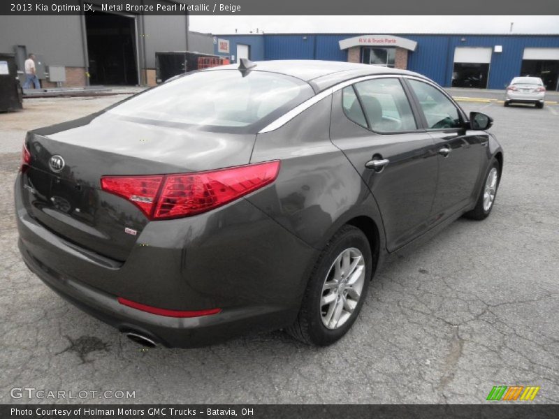 Metal Bronze Pearl Metallic / Beige 2013 Kia Optima LX