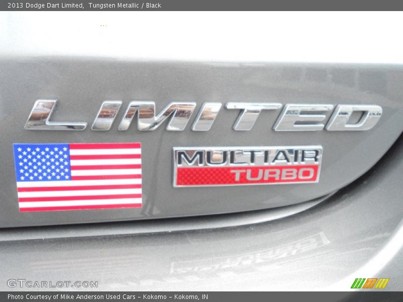Tungsten Metallic / Black 2013 Dodge Dart Limited