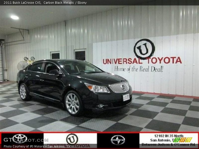 Carbon Black Metallic / Ebony 2011 Buick LaCrosse CXS