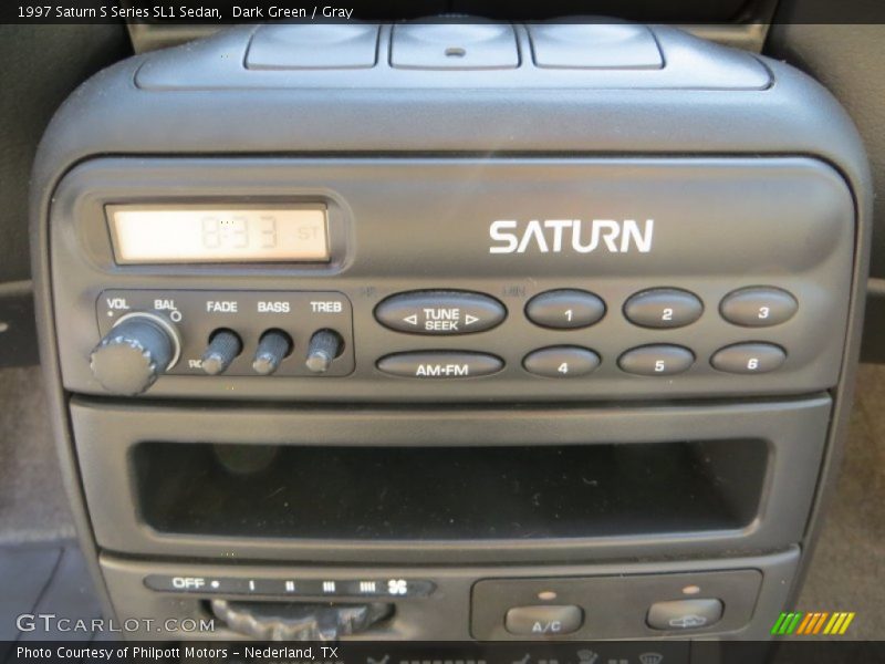Dark Green / Gray 1997 Saturn S Series SL1 Sedan