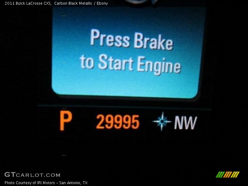 Carbon Black Metallic / Ebony 2011 Buick LaCrosse CXS