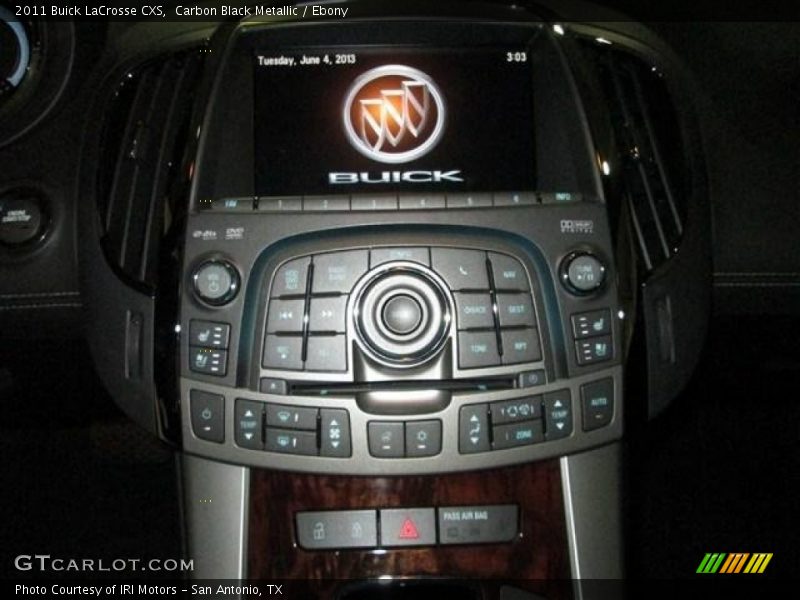 Carbon Black Metallic / Ebony 2011 Buick LaCrosse CXS