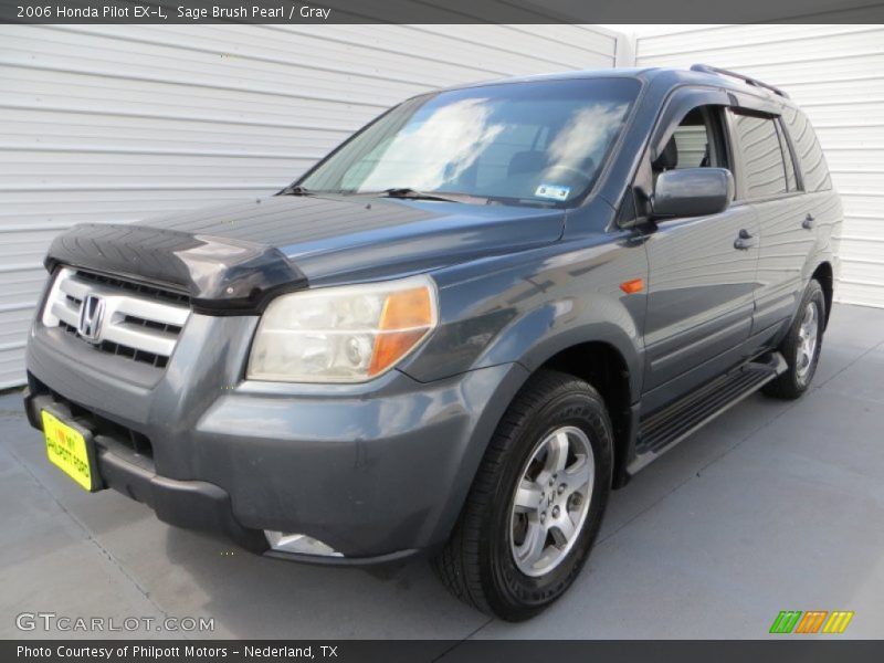 Sage Brush Pearl / Gray 2006 Honda Pilot EX-L