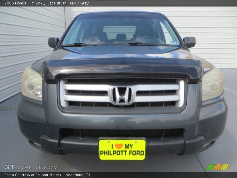 Sage Brush Pearl / Gray 2006 Honda Pilot EX-L