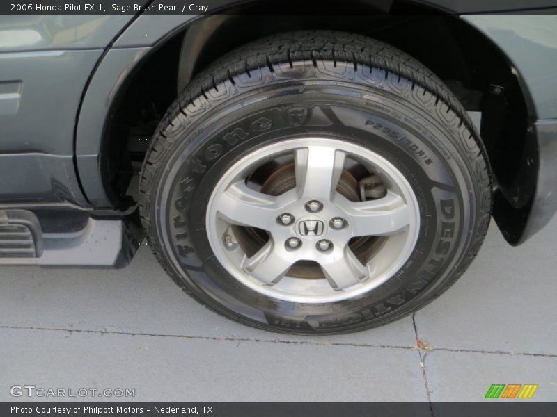 Sage Brush Pearl / Gray 2006 Honda Pilot EX-L