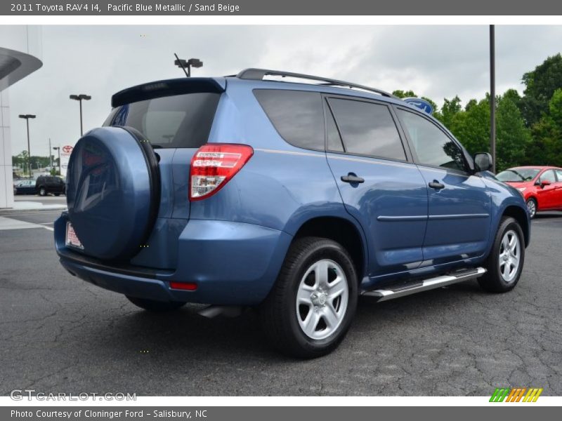 Pacific Blue Metallic / Sand Beige 2011 Toyota RAV4 I4
