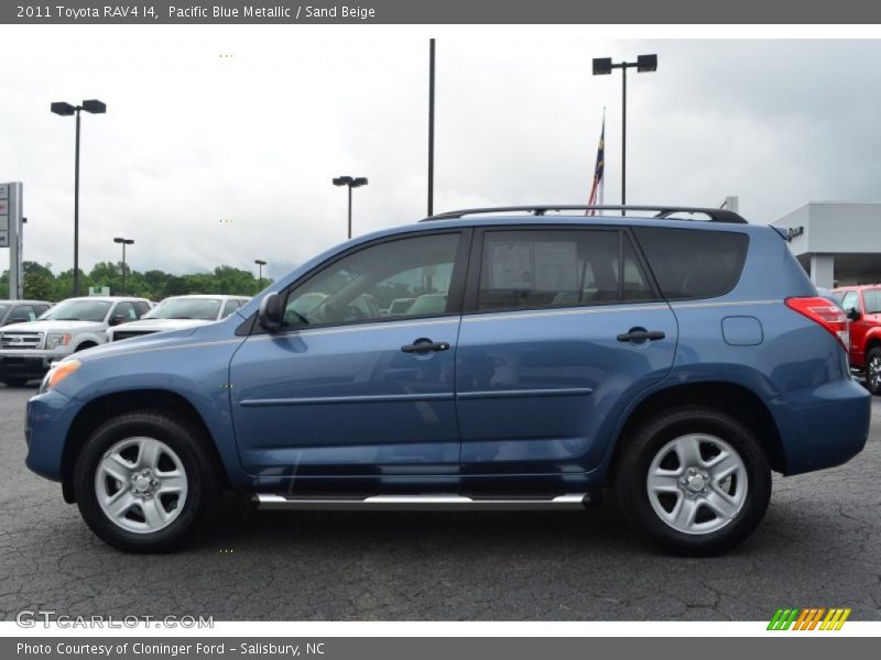 Pacific Blue Metallic / Sand Beige 2011 Toyota RAV4 I4