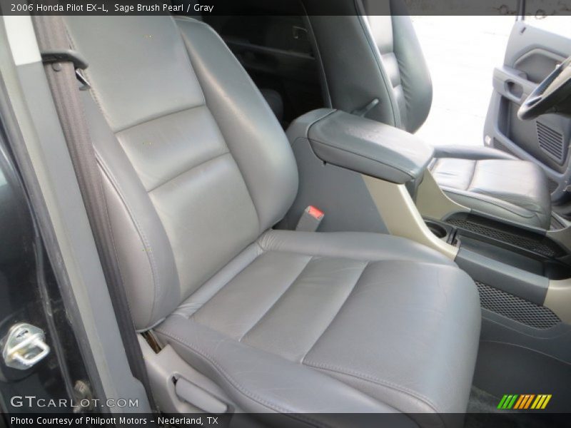 Sage Brush Pearl / Gray 2006 Honda Pilot EX-L