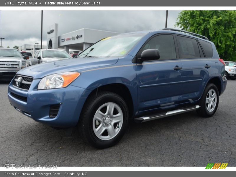 Pacific Blue Metallic / Sand Beige 2011 Toyota RAV4 I4
