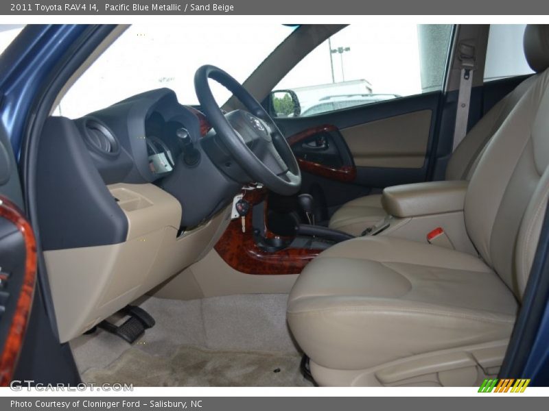 Pacific Blue Metallic / Sand Beige 2011 Toyota RAV4 I4