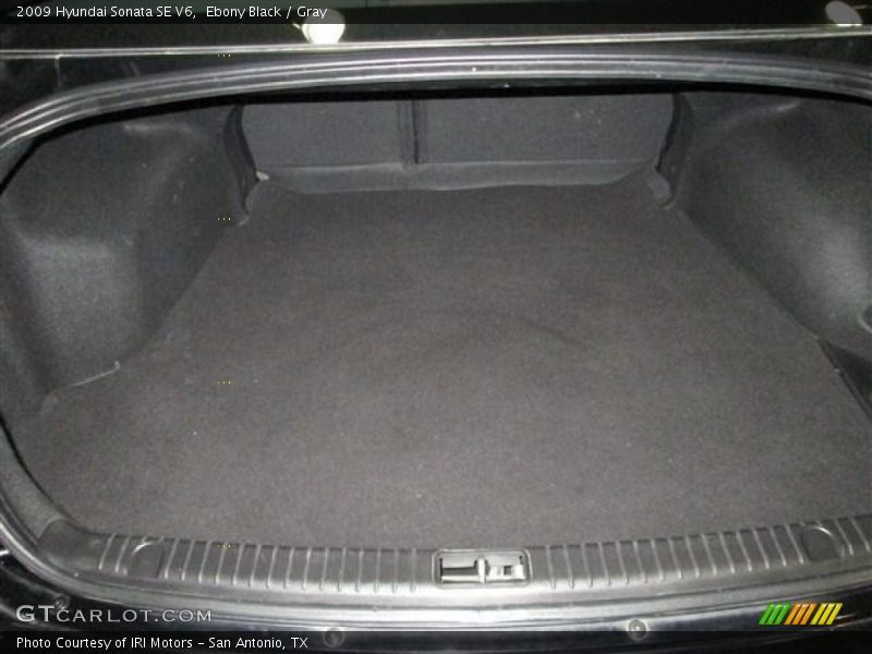 Ebony Black / Gray 2009 Hyundai Sonata SE V6