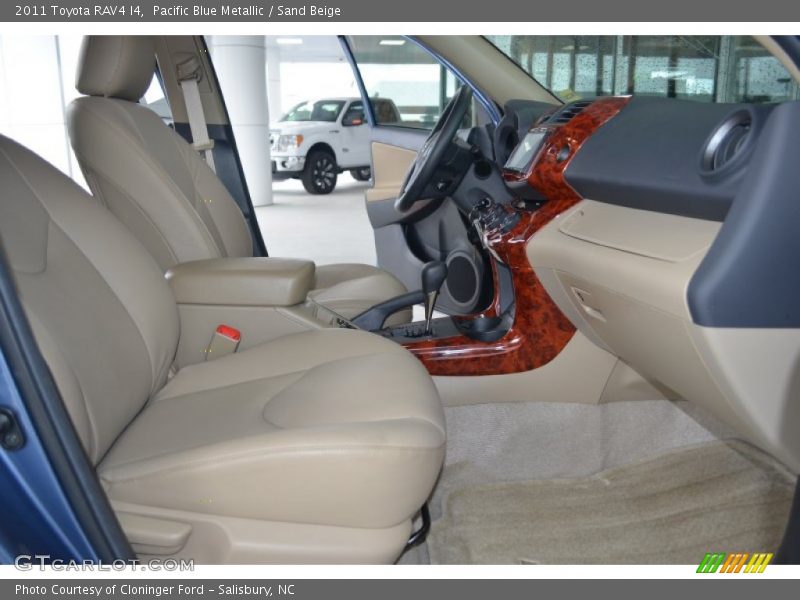 Pacific Blue Metallic / Sand Beige 2011 Toyota RAV4 I4