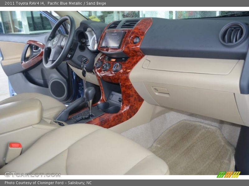 Pacific Blue Metallic / Sand Beige 2011 Toyota RAV4 I4