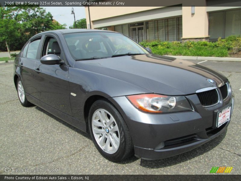 Sparkling Graphite Metallic / Grey 2006 BMW 3 Series 325xi Sedan