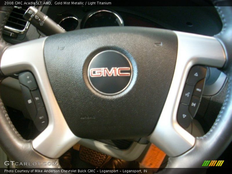 Gold Mist Metallic / Light Titanium 2008 GMC Acadia SLT AWD