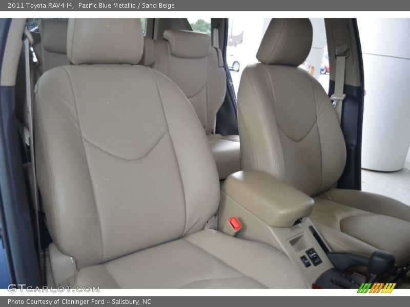 Pacific Blue Metallic / Sand Beige 2011 Toyota RAV4 I4