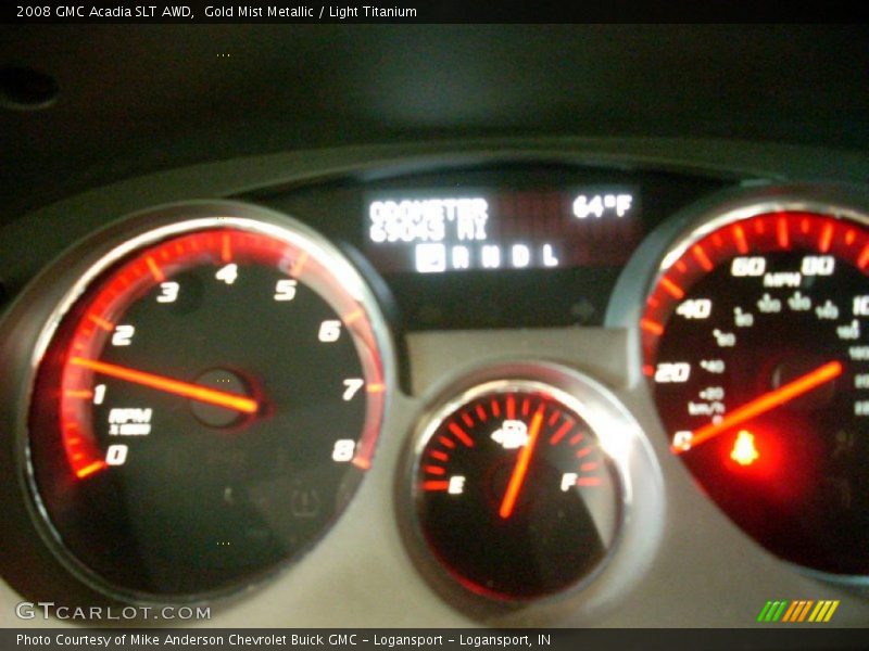 Gold Mist Metallic / Light Titanium 2008 GMC Acadia SLT AWD