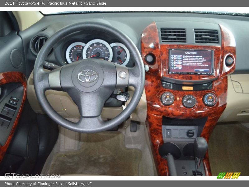 Pacific Blue Metallic / Sand Beige 2011 Toyota RAV4 I4