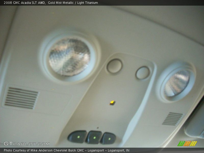 Gold Mist Metallic / Light Titanium 2008 GMC Acadia SLT AWD
