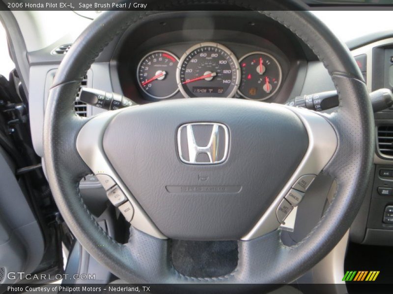 Sage Brush Pearl / Gray 2006 Honda Pilot EX-L