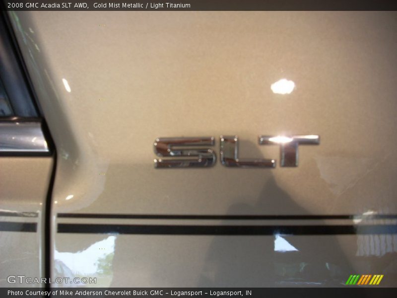 Gold Mist Metallic / Light Titanium 2008 GMC Acadia SLT AWD