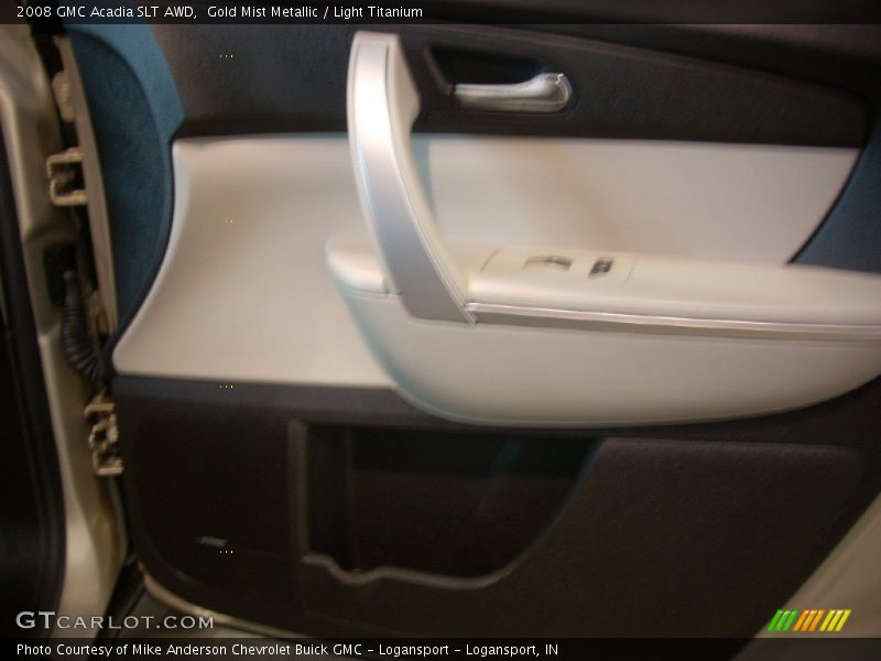 Gold Mist Metallic / Light Titanium 2008 GMC Acadia SLT AWD