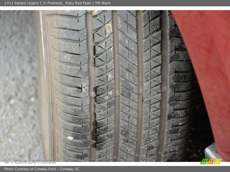 Ruby Red Pearl / Off-Black 2011 Subaru Legacy 2.5i Premium