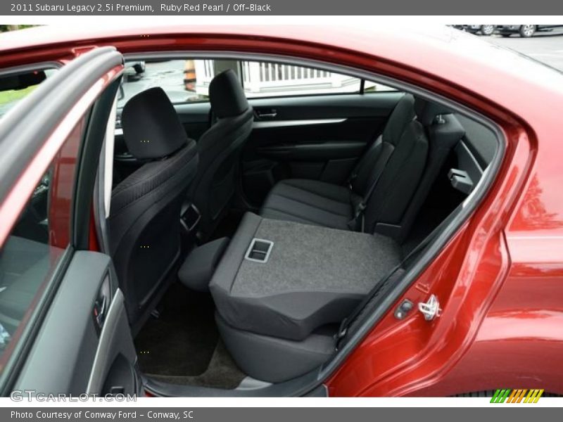 Ruby Red Pearl / Off-Black 2011 Subaru Legacy 2.5i Premium