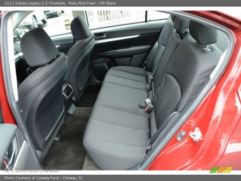 Ruby Red Pearl / Off-Black 2011 Subaru Legacy 2.5i Premium