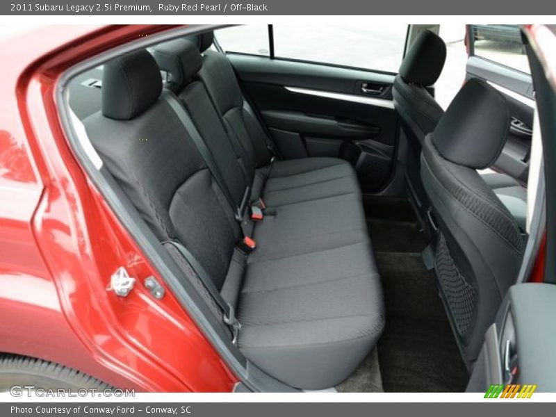 Ruby Red Pearl / Off-Black 2011 Subaru Legacy 2.5i Premium