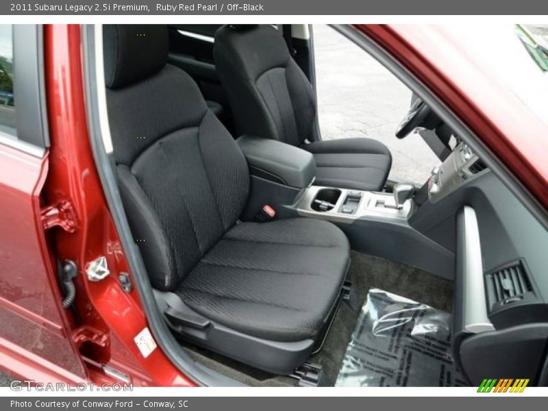 Ruby Red Pearl / Off-Black 2011 Subaru Legacy 2.5i Premium