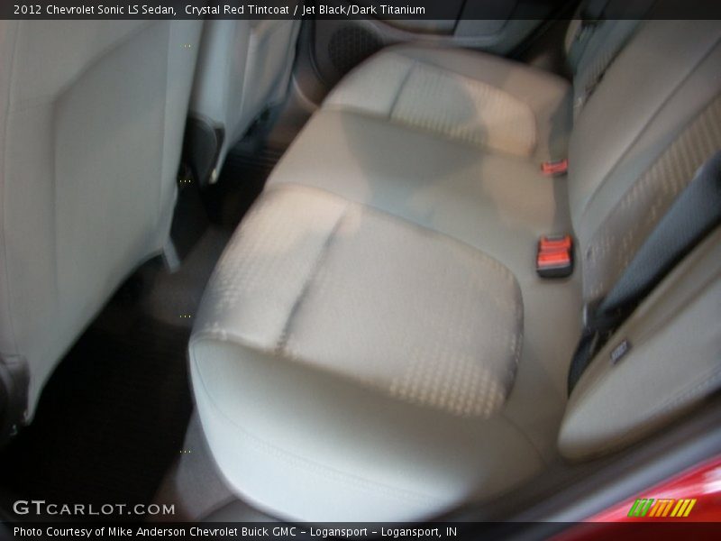 Crystal Red Tintcoat / Jet Black/Dark Titanium 2012 Chevrolet Sonic LS Sedan